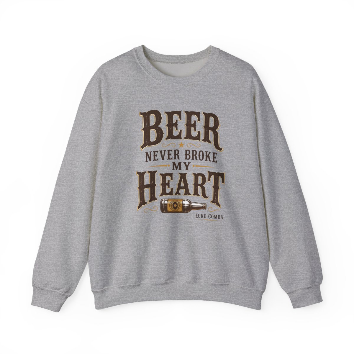 Luke Combs "Beer Never Broke My Heart" Crewneck
