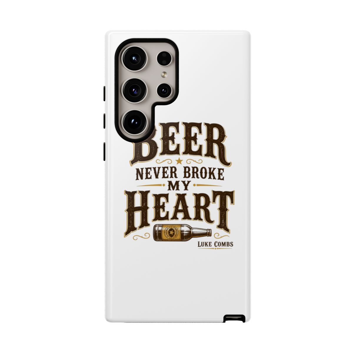 Luke Combs "Beer Never Broke My Heart" Phone Case - alternate angle 3, merchandise