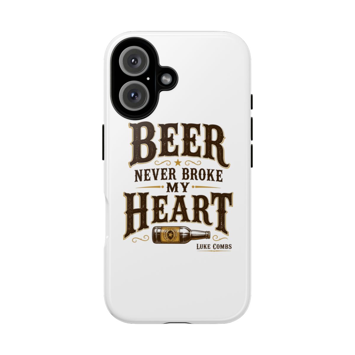 Luke Combs "Beer Never Broke My Heart" Phone Case