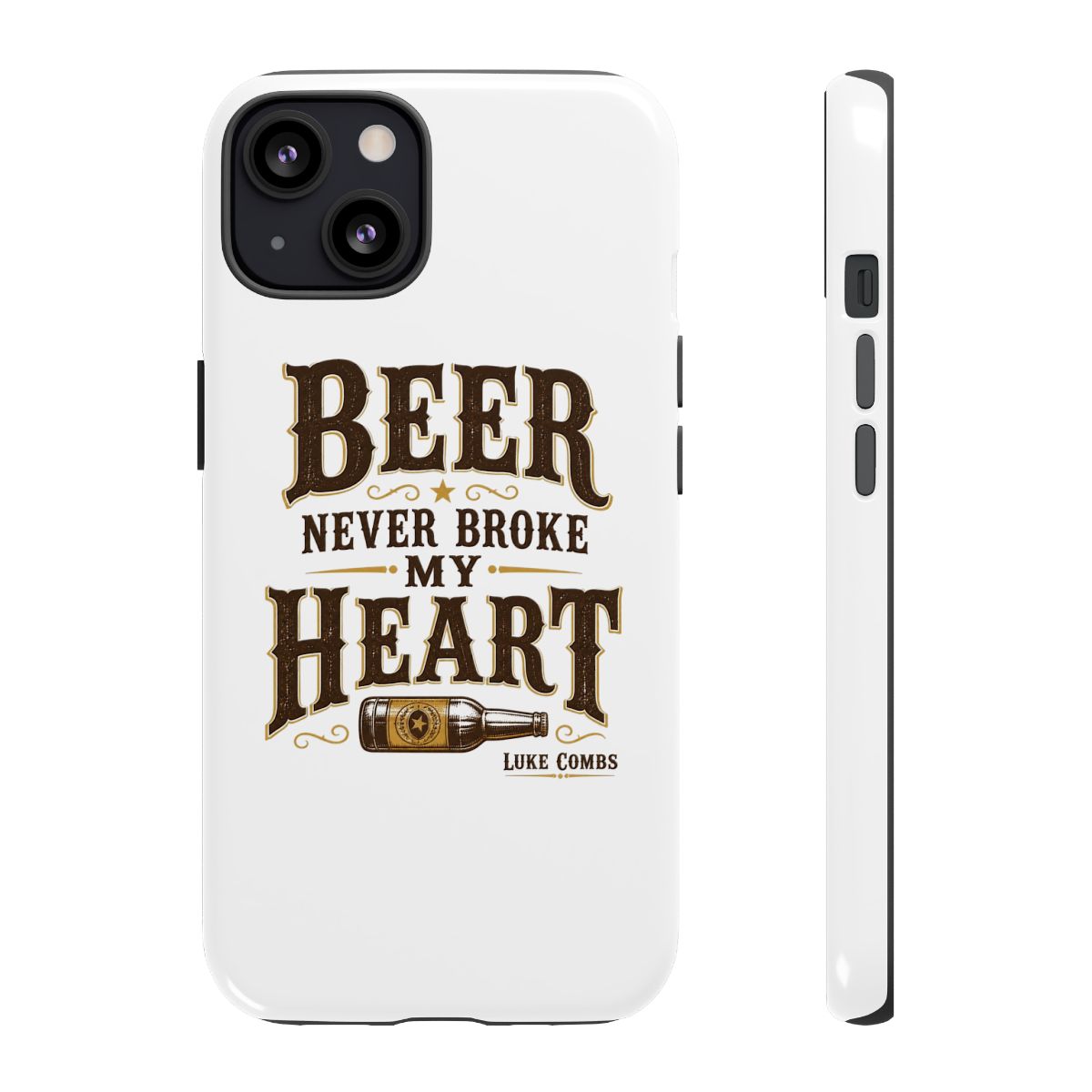 Luke Combs "Beer Never Broke My Heart" Phone Case - alternate angle 1, merchandise
