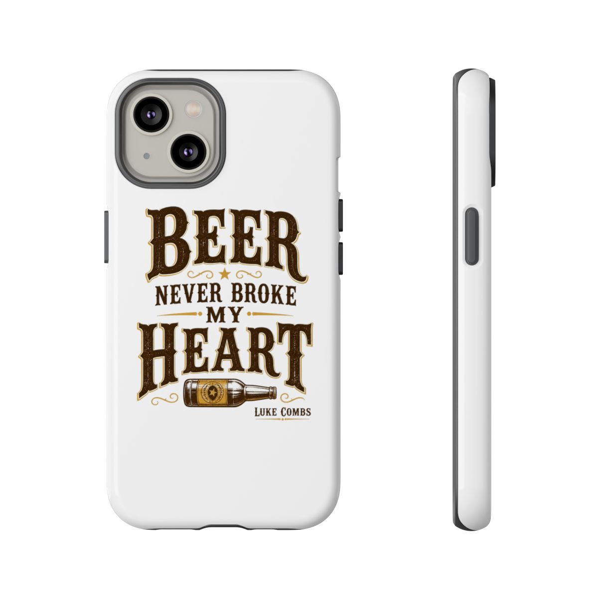 Luke Combs "Beer Never Broke My Heart" Phone Case - alternate angle 2, merchandise