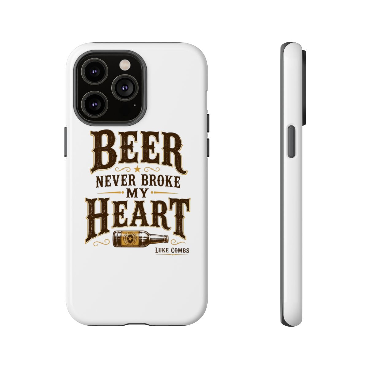 Luke Combs "Beer Never Broke My Heart" Phone Case - alternate angle 5, merchandise