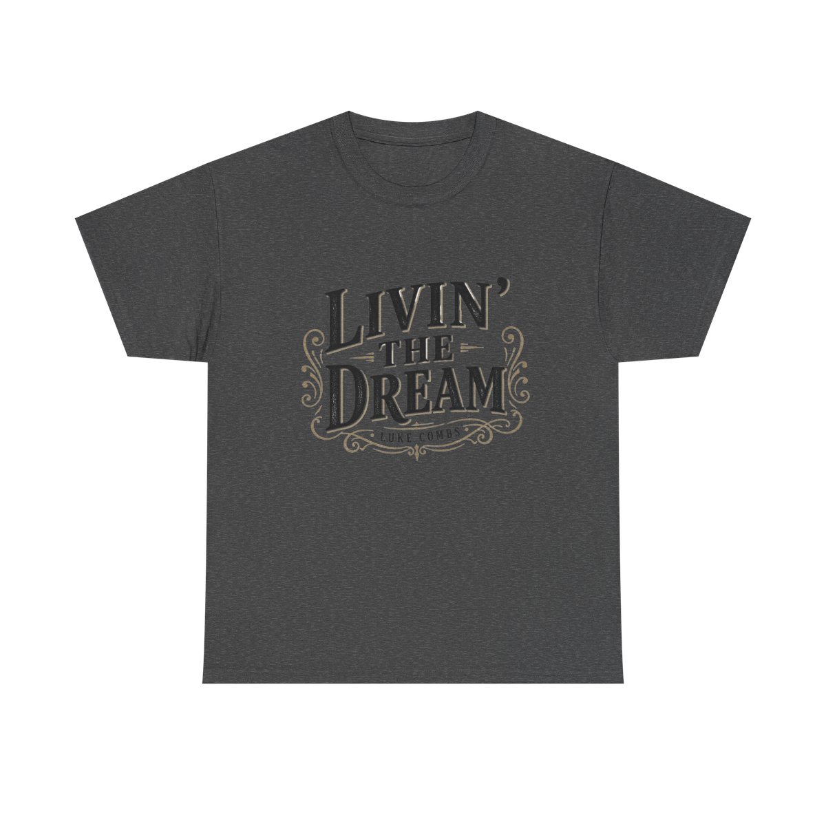 Luke Combs "Livin" Unisex Tee - alternate angle 3, merchandise