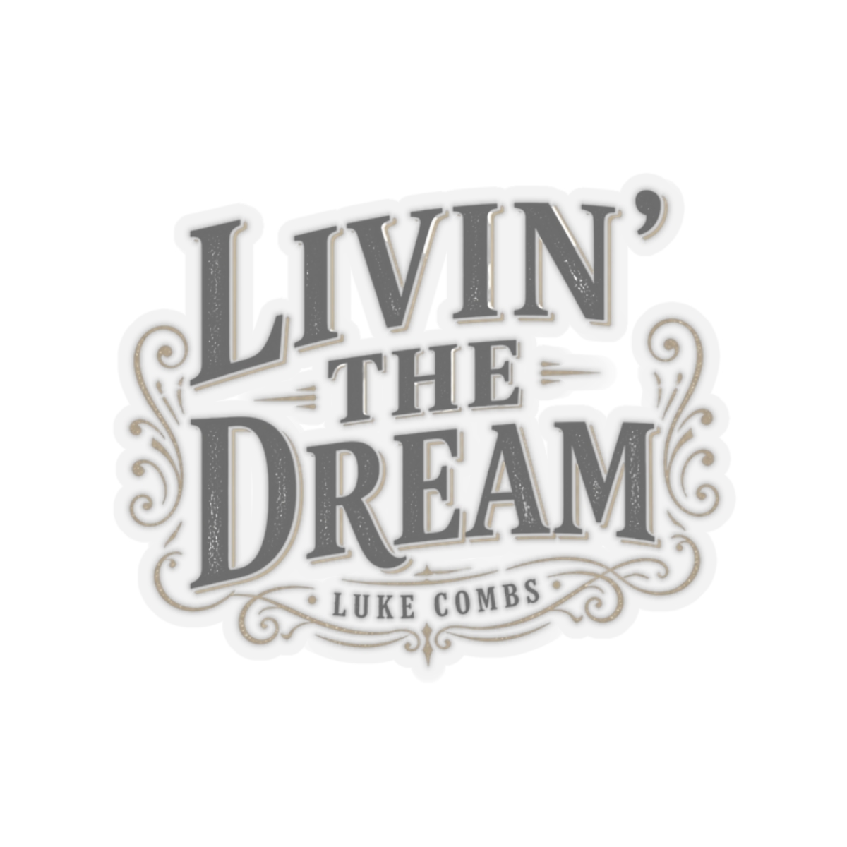 Luke Combs "Livin" Sticker