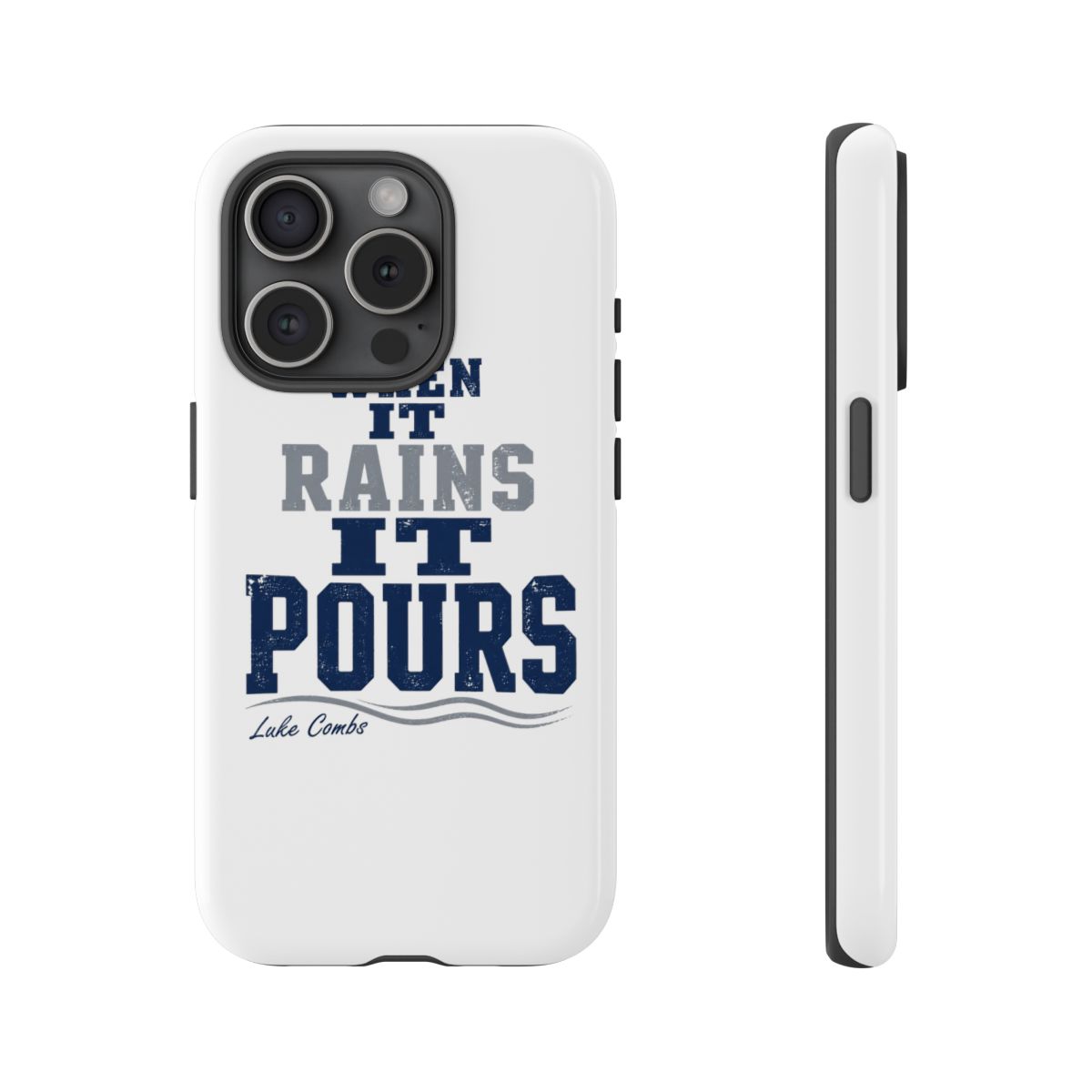 Luke Combs "When It Rains It Pours" Phone Case - alternate angle 4, merchandise