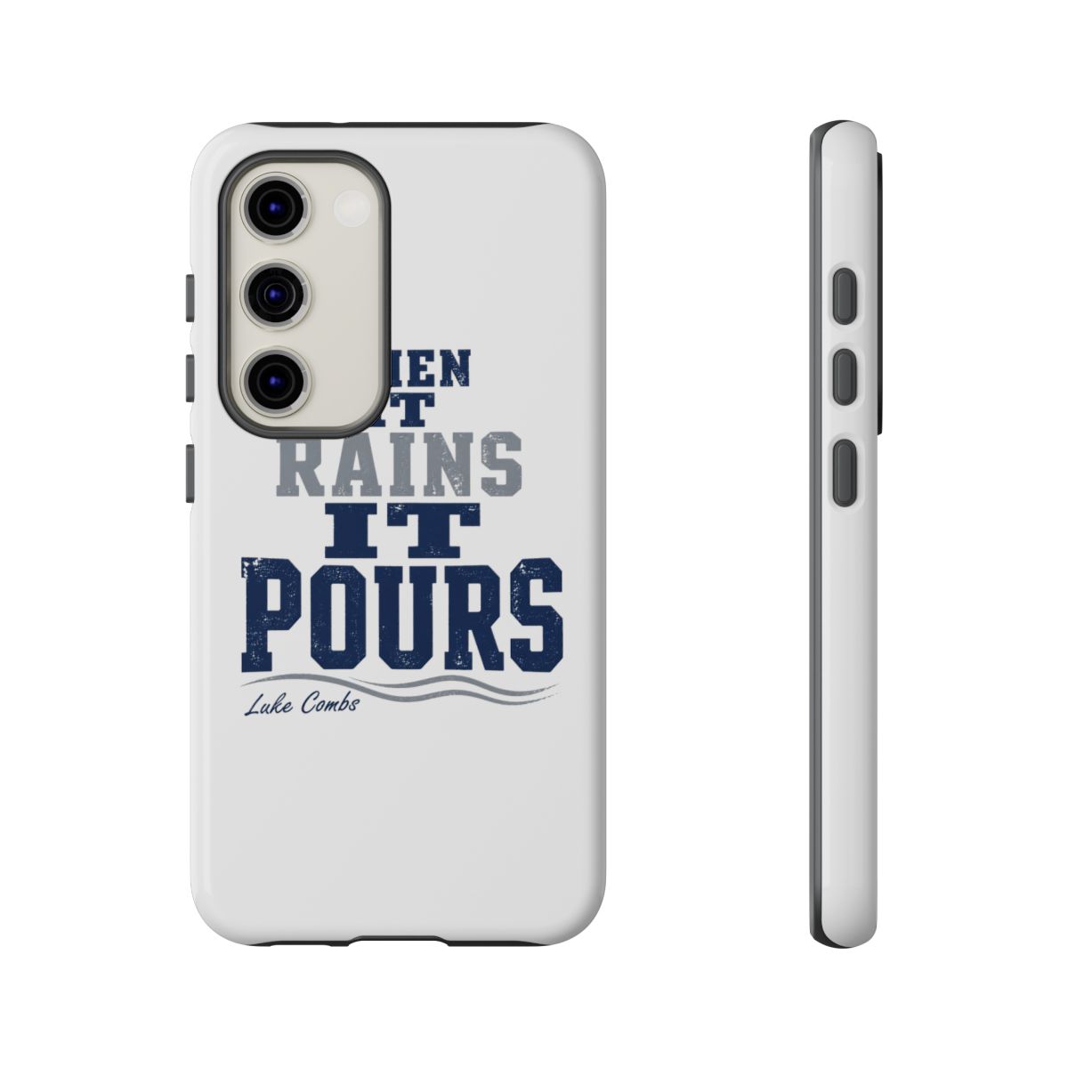 Luke Combs "When It Rains It Pours" Phone Case - alternate angle 1, merchandise