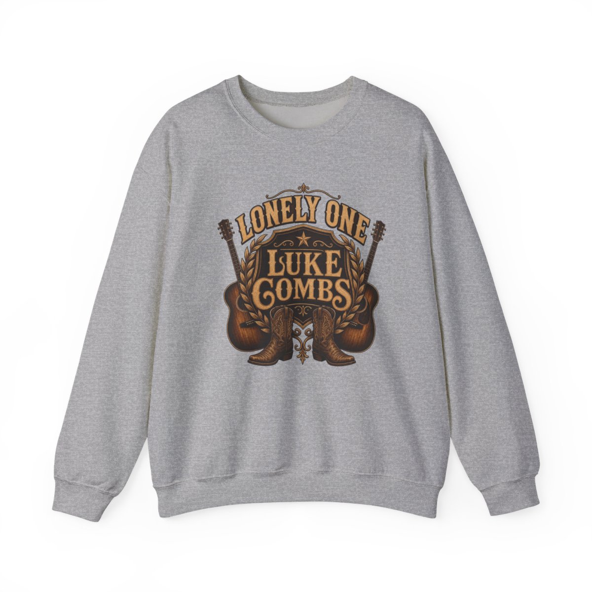 Luke Combs "Lonely One" Crewneck - alternate angle 2, merchandise