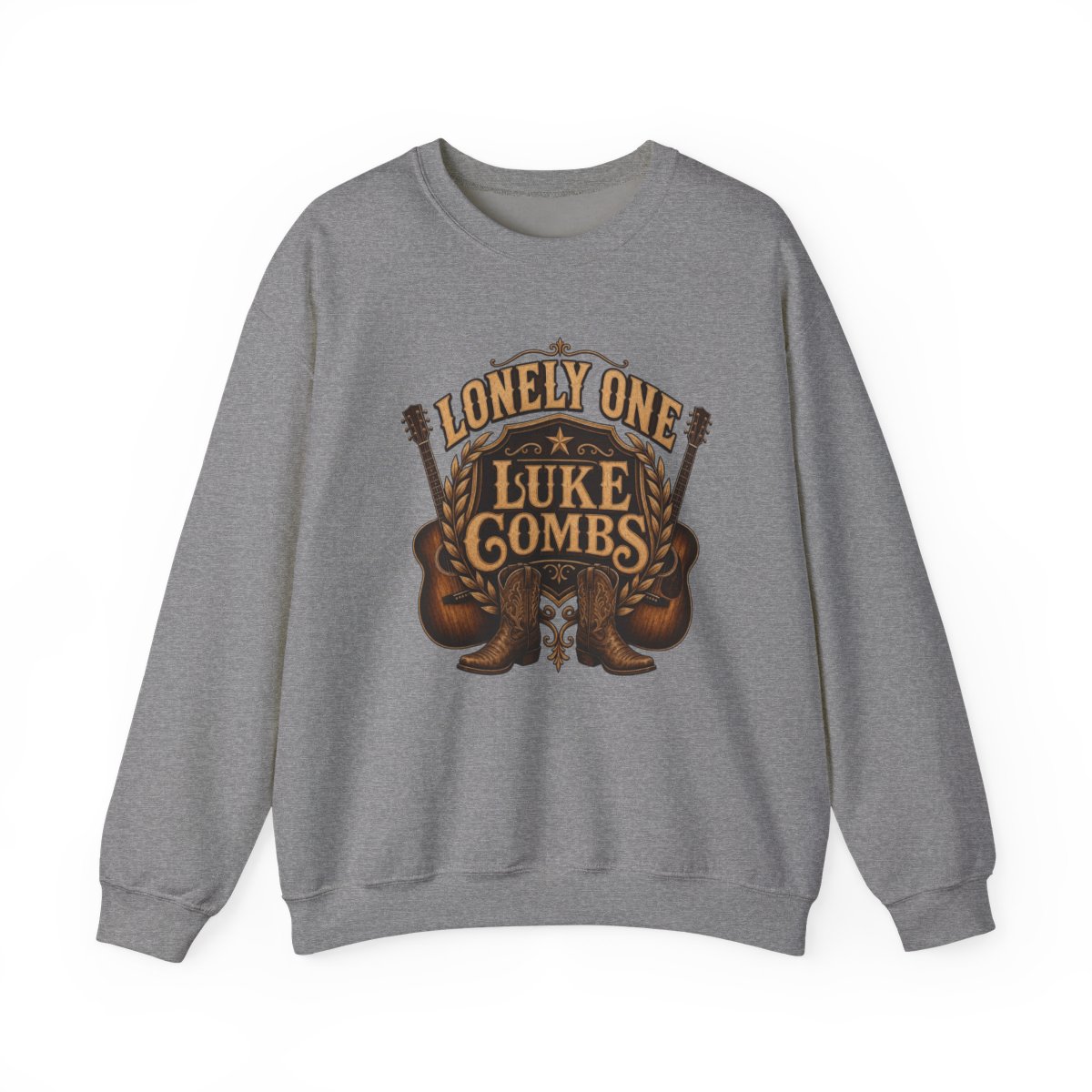 Luke Combs "Lonely One" Crewneck - alternate angle 3, merchandise