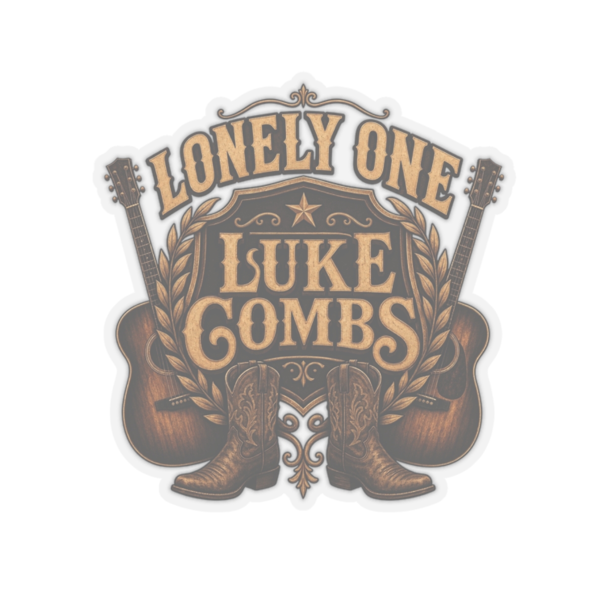 Luke Combs "Lonely One" Sticker