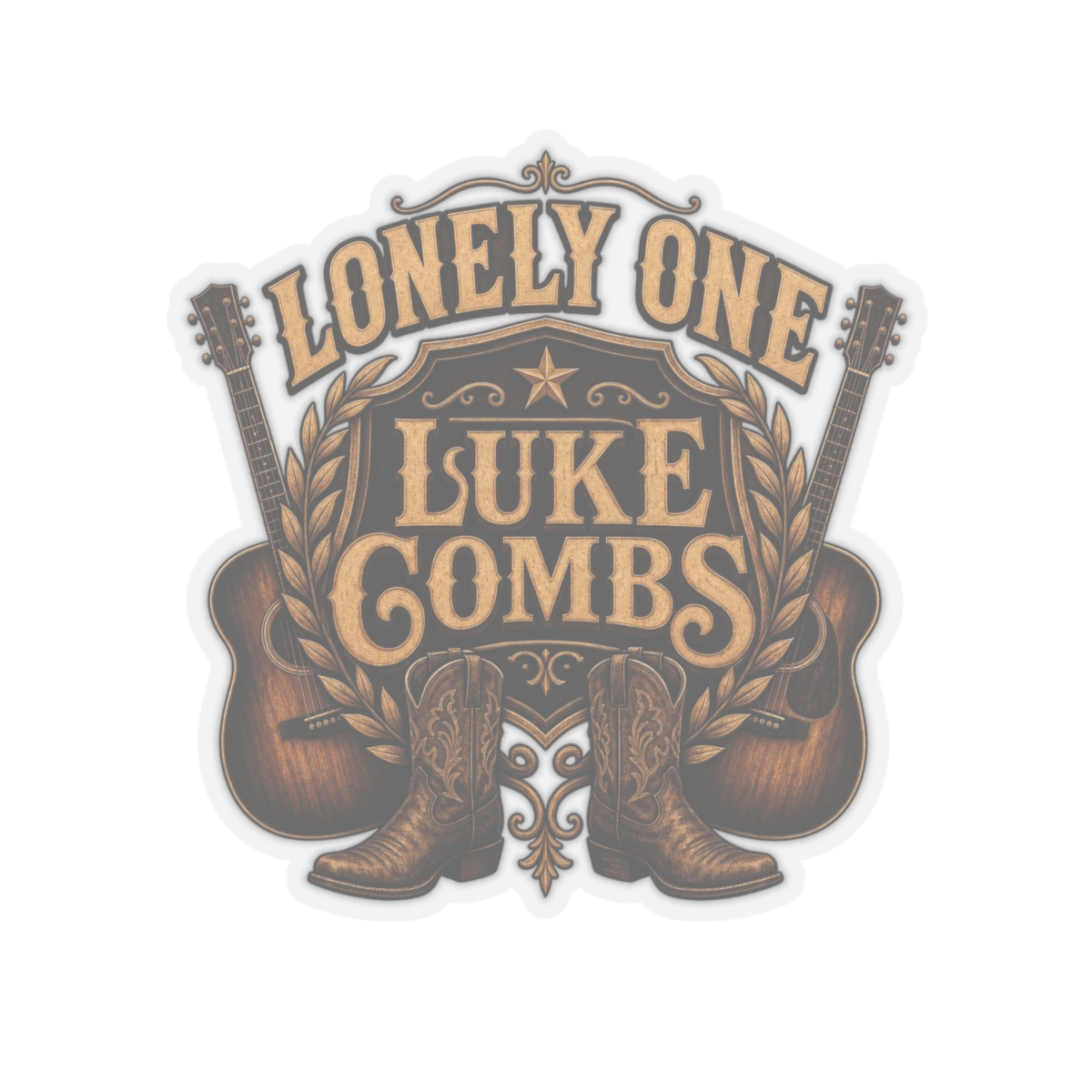 Luke Combs "Lonely One" Sticker