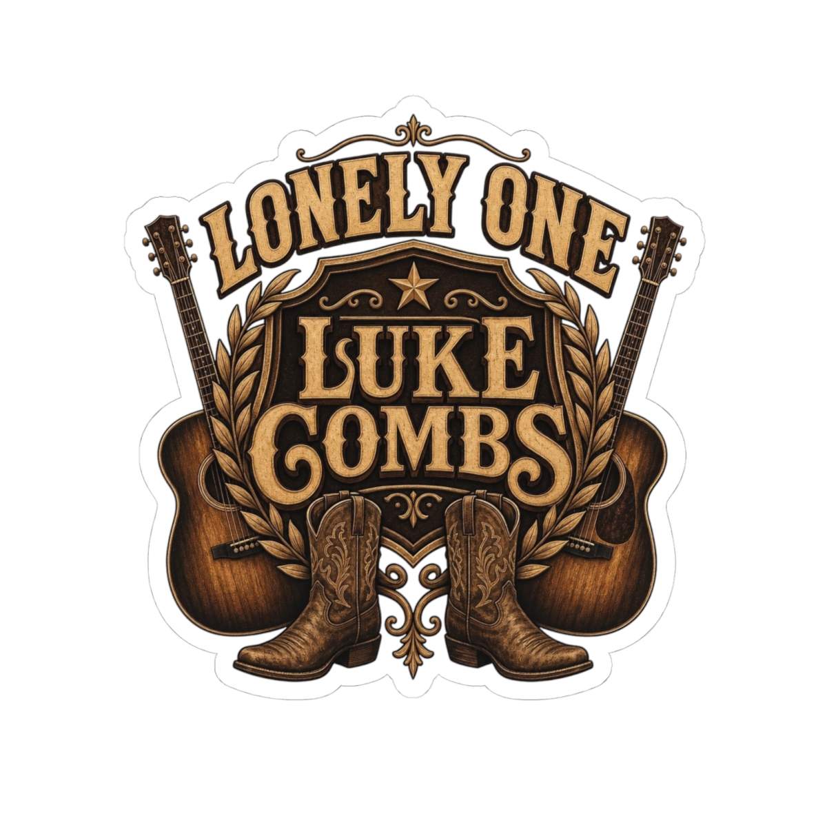 Luke Combs "Lonely One" Sticker