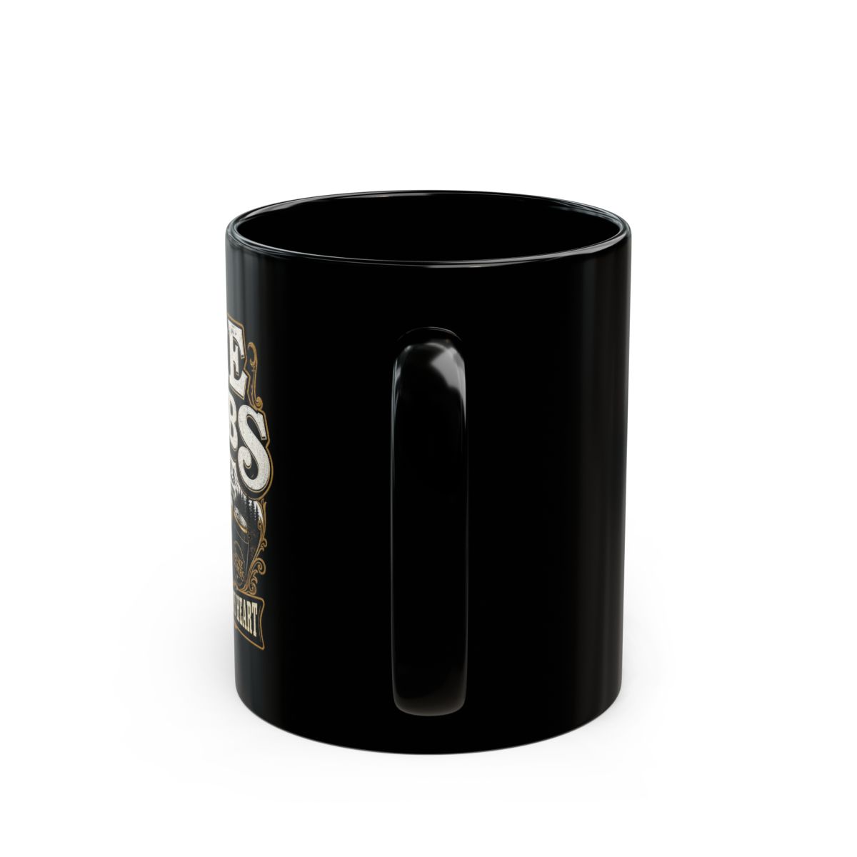 Luke Combs "Beer Never Broke My Heart" Black Mug - alternate angle 4, merchandise